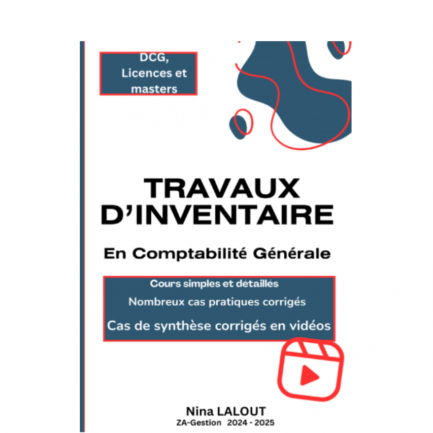 Travaux d'inventaire en Comptabilité Générale